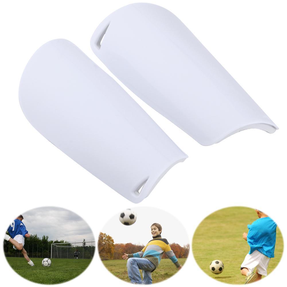 2pcs Kids Football Soccer Shin Guards Leg Supports Protector Pads (White)