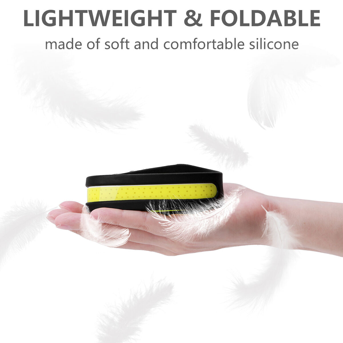 1pcs Wave Sensing COB Headlights Adjustable Headband Night Work Suitable