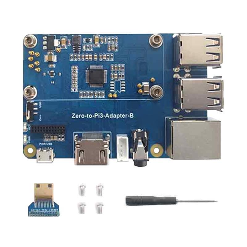 Ethernet/USB HUB HAT for Raspberry Pi with 1x RJ45 Ethernet Port and 4x USB Port