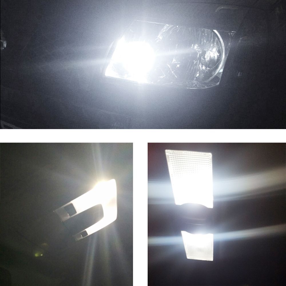 Auto Lamp BA9S T4W H6W 363 Car Wedge Side Light 5630 6 SMD License Plate Bulb