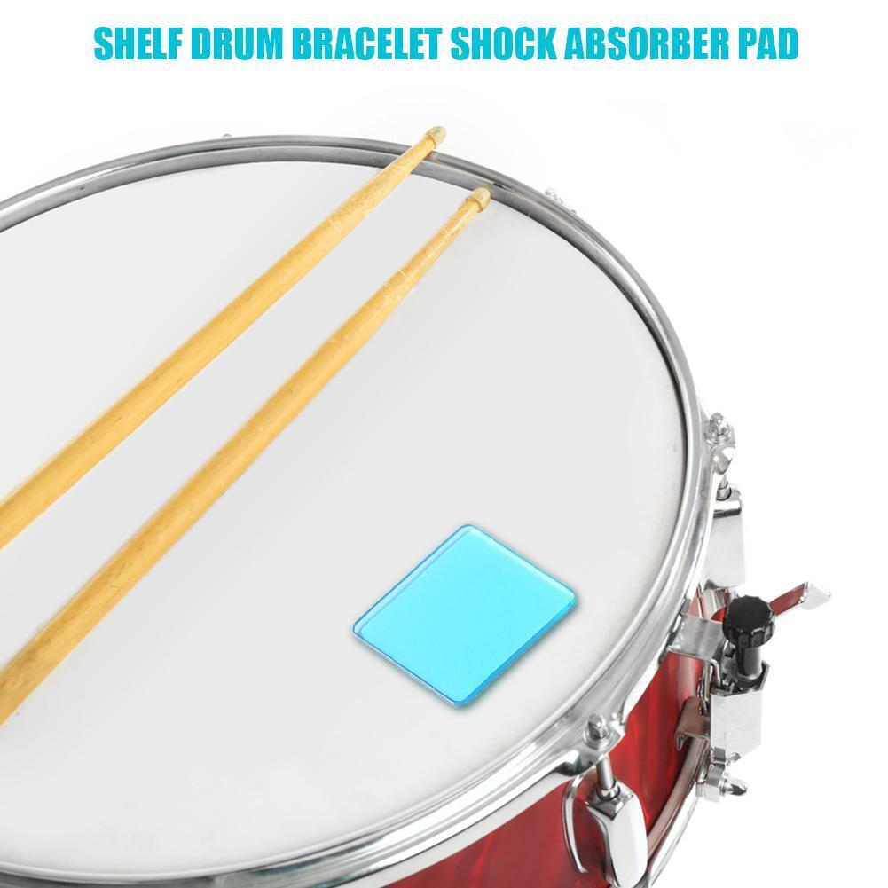 Silicone Drum Muffler Mute Suit Percussion Instrument Accessories (Blue)