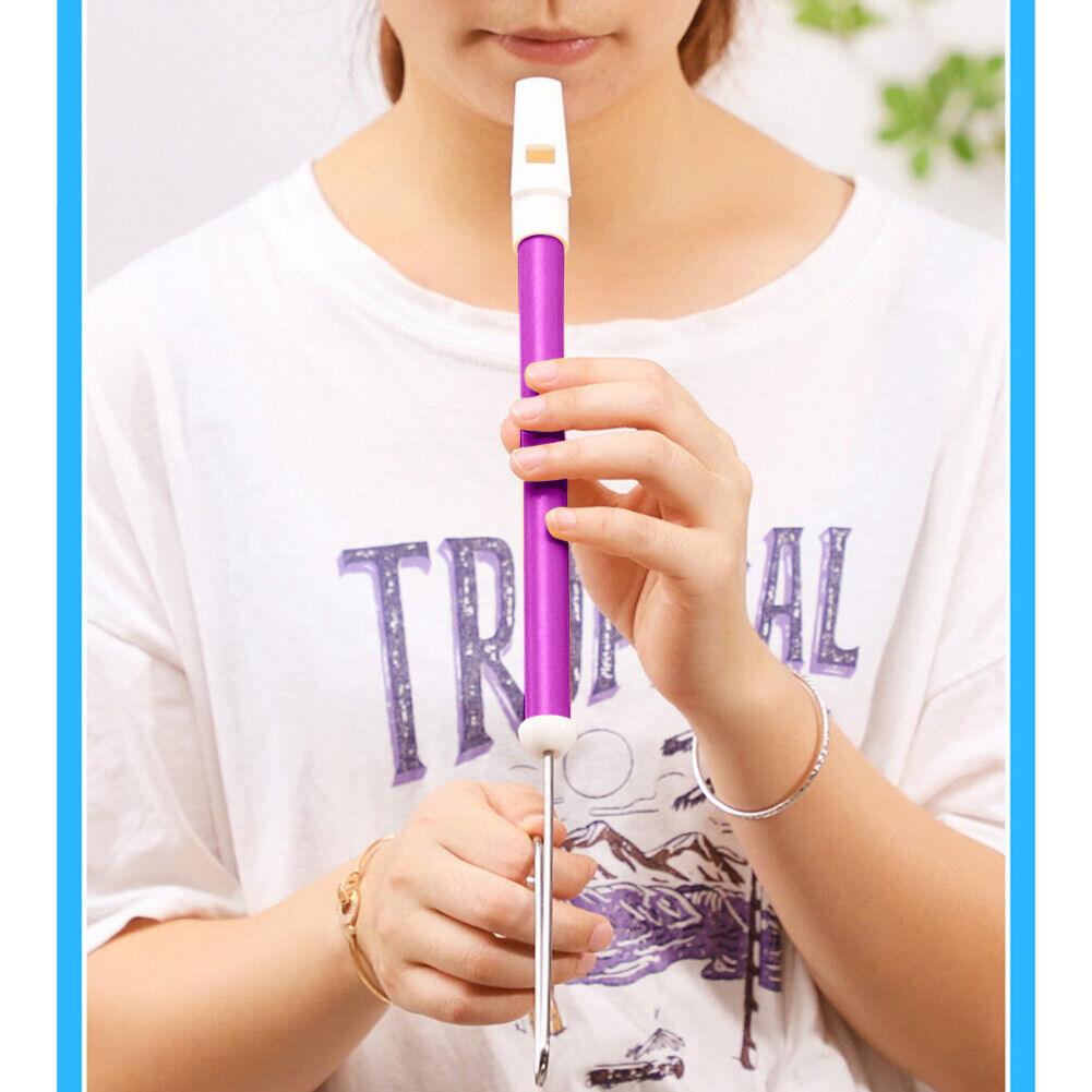 Yoyo Flute Tie Rod Slide Whistle Durable Small Musical Instrument (Purple)