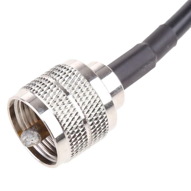 High-Power Digital Coax Cable UHF Male PL-259 to UHF Male Jumper Cable Easy Use