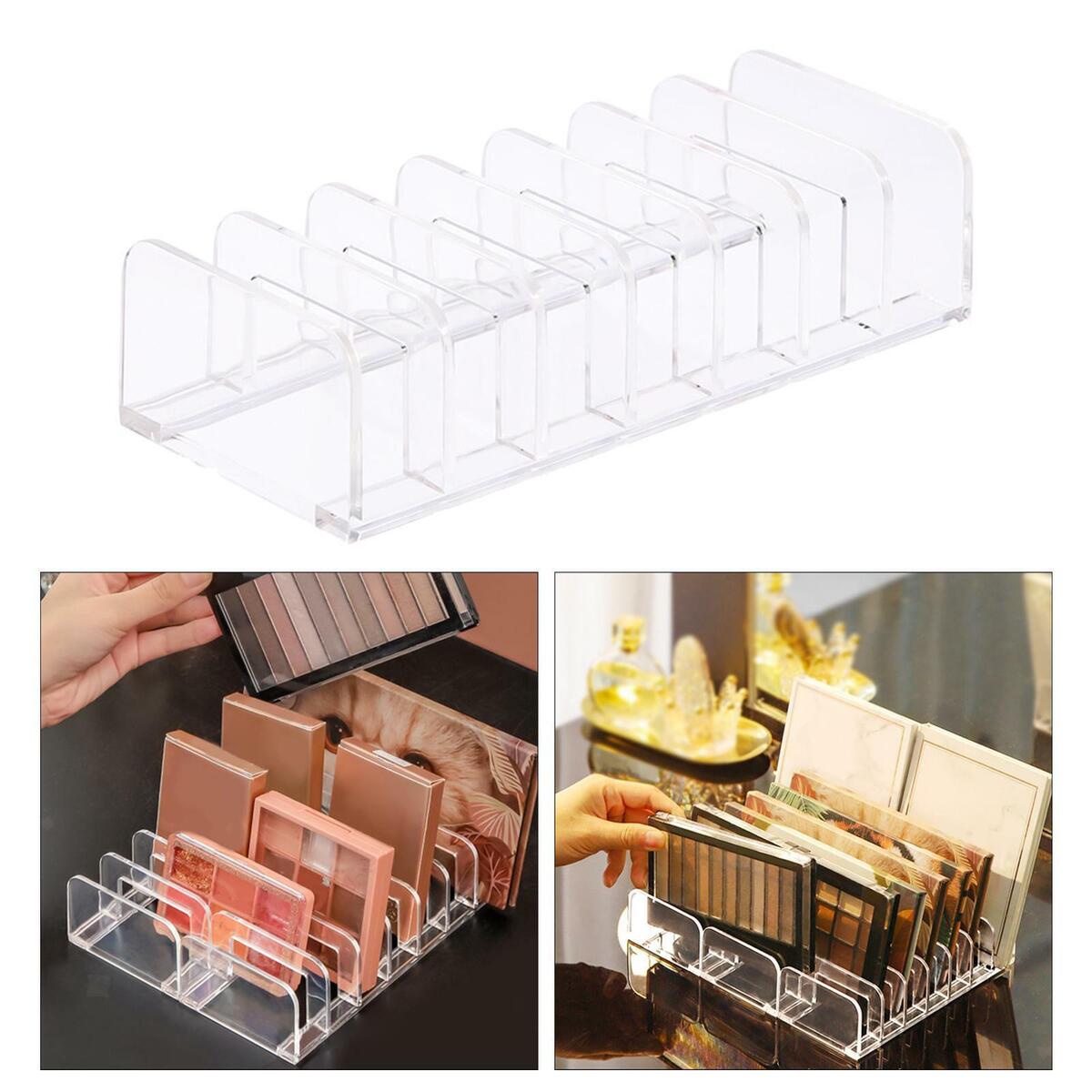 Cosmetic Storage Organizer  Compact Vertical Acrylic for Cabinets