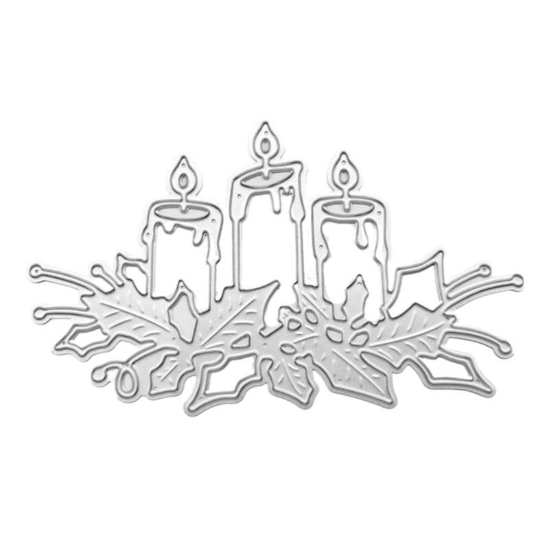 Hollow-out Candles Cutting Dies Metal Embossing Die Cuts Art Stencils Templates