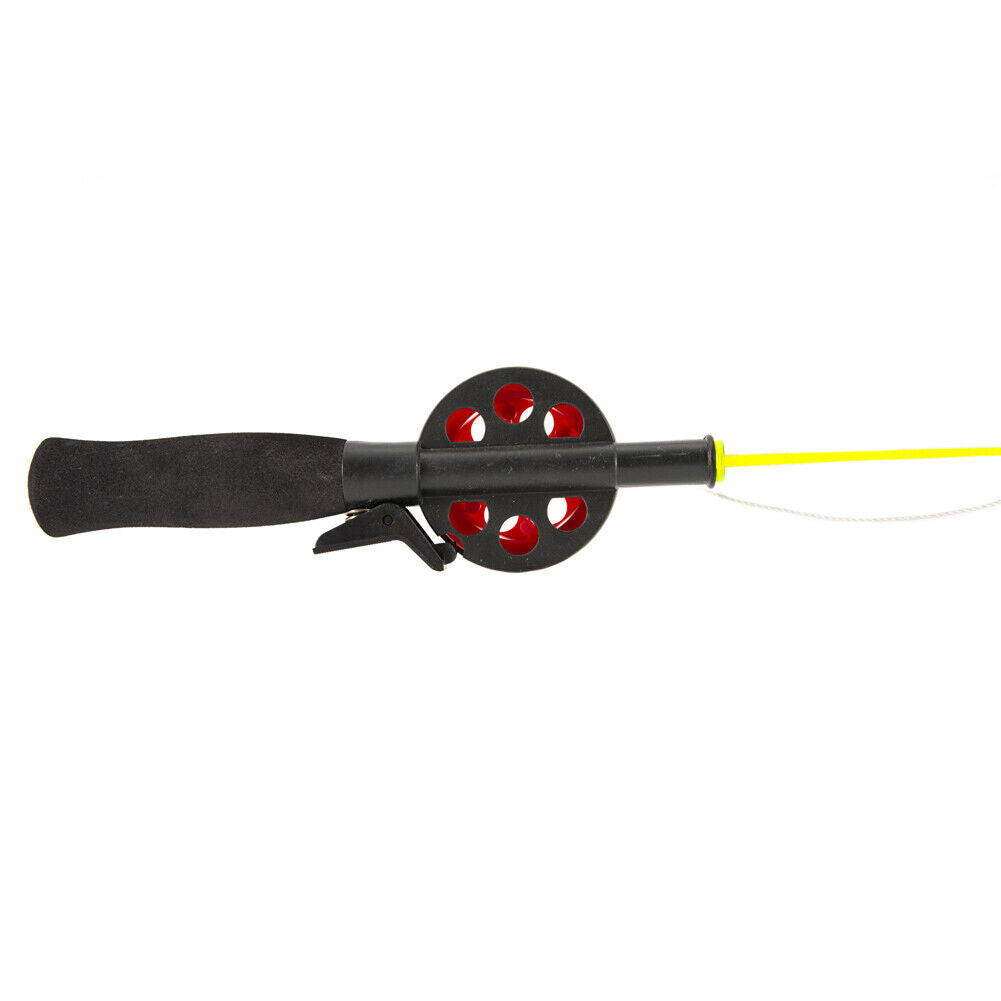 34cm Shrimp Crab Fishing Rod w/ Clip Winter Outdoor Ice Fishing Tackle Pole