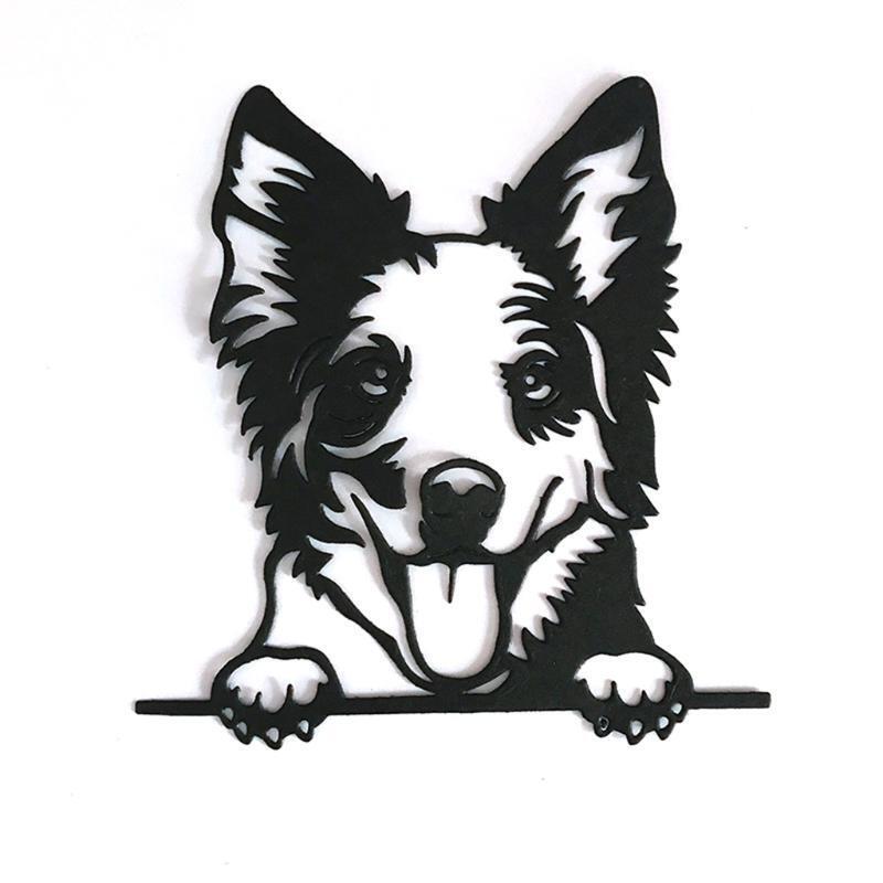 Cute Dog Metal Cutting Dies Stencil Scrapbooking DIY Album Stamp Paper Embossing