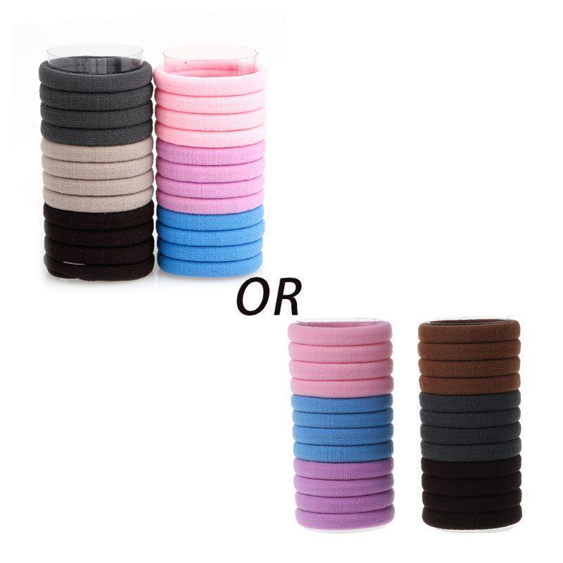 24Pcs Fashion Girls Women Hair Band Ties Elastic Rope Ring Hairband Ponytail New
