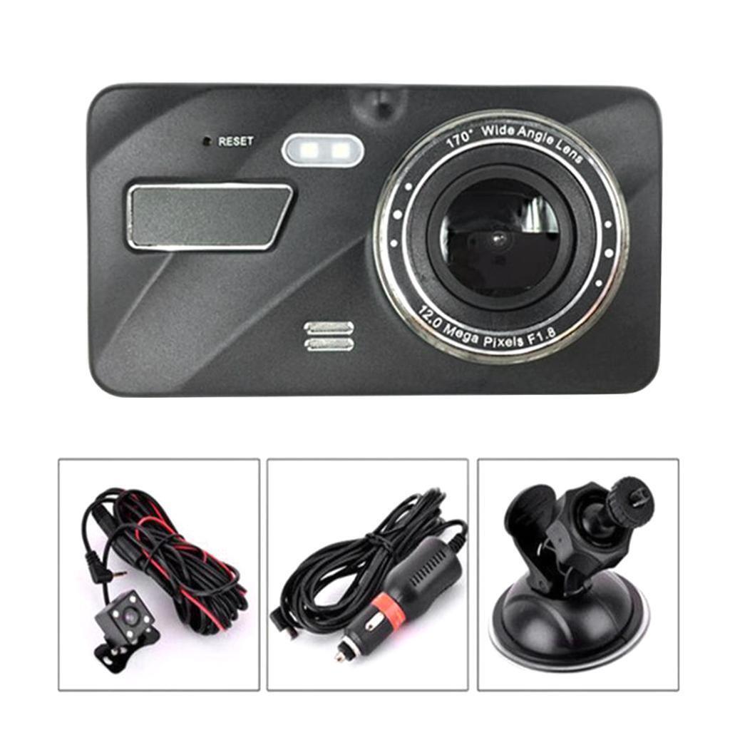 HD 1080P 4.0" Touch Screen Car DVR Dashcam Balck Video Recorder