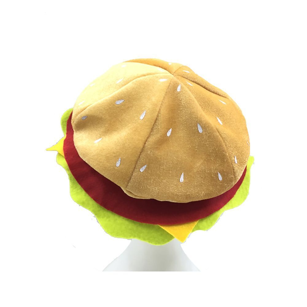 Fabric Party Supplies Hamburger Hat Fast Food  Hat Food Hat Costume Accessory