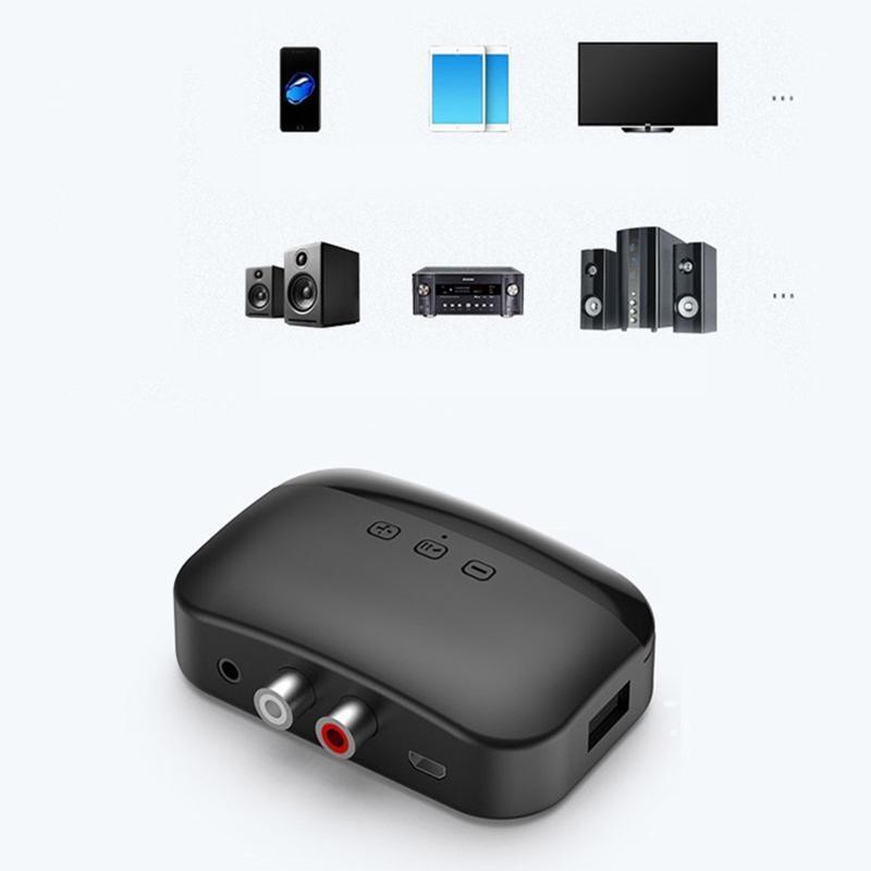 5.0 BT-compatible Audio Receiver for Call Hands-free Wireless Music Mp3 Adapter