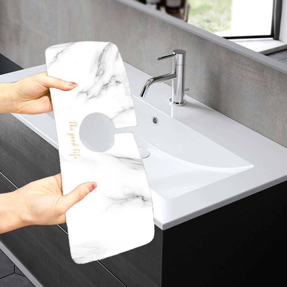 Slip Diatom Mud Faucet Absorbent Mat Splash-proof Water Mat Faucet Bottom Mat