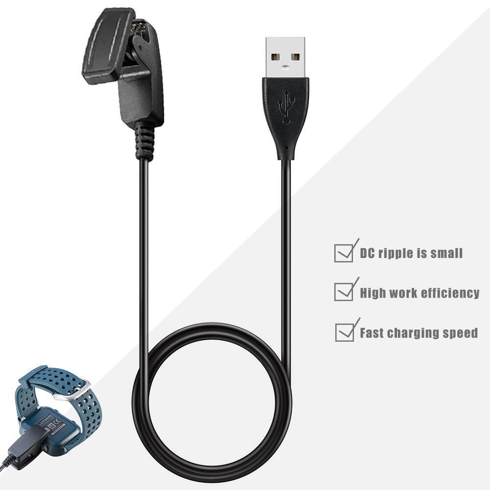 Charger Adapter Station 1m USB Charging Cable for Garmin Forerunner 735XT