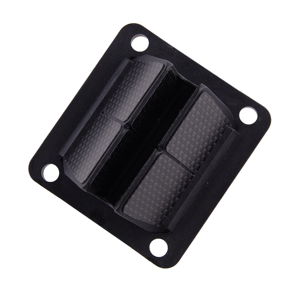 Kit Carbon Fiber Style Intake Reed Valve Gasket fit for Yamaha YZ465 1980-1981