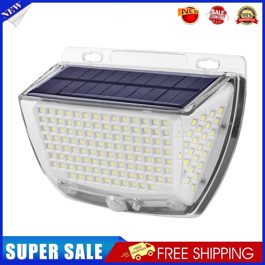 160LED Solar Wall Lamp Waterproof Motion Sensor Outdoor Yard Decor Light