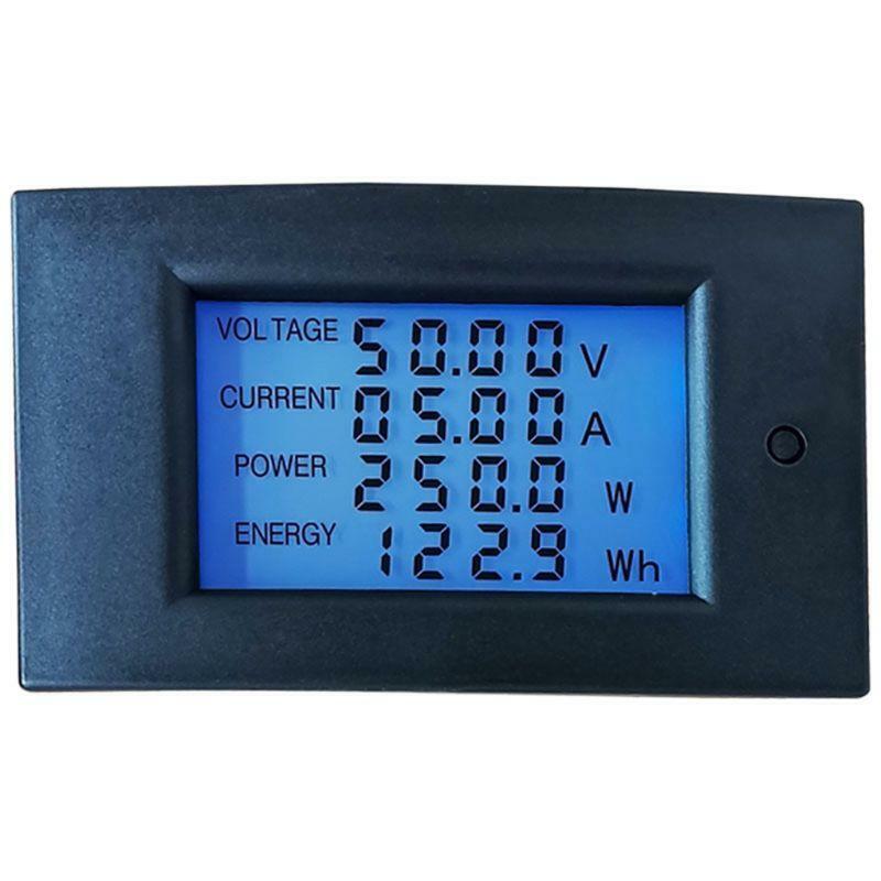 Digital Wattmeter DC 20A 2000W Power Panel Meter Monitor Power Energy Voltmeter