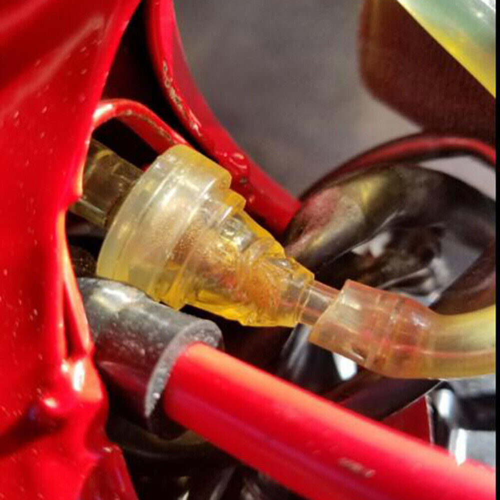 10pcs 1/4 Clear Motorcycle Inline Gas Fuel Filter for Dirt Bike ATV UTV