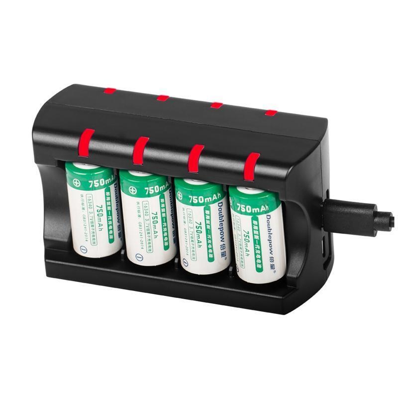 16350/16340 Battery Charger 8 Slots Charger For CR123A 16340 16350 Rechargeable