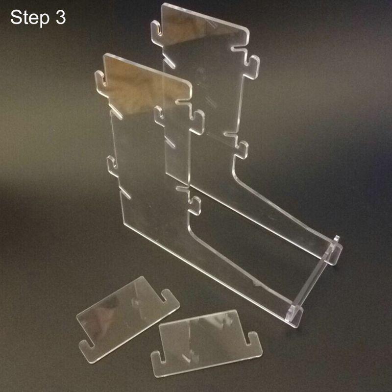 DND Acrylic Transparent Dice Tower DIY Board Game RPG Rolling Tower MTG Games