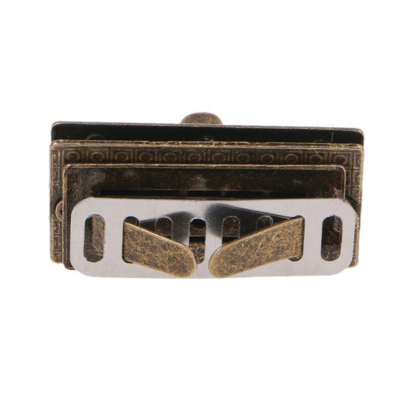 New Metal Clasp Turn Lock Twist Lock for DIY Handbag Craft Bag Purse Hardware