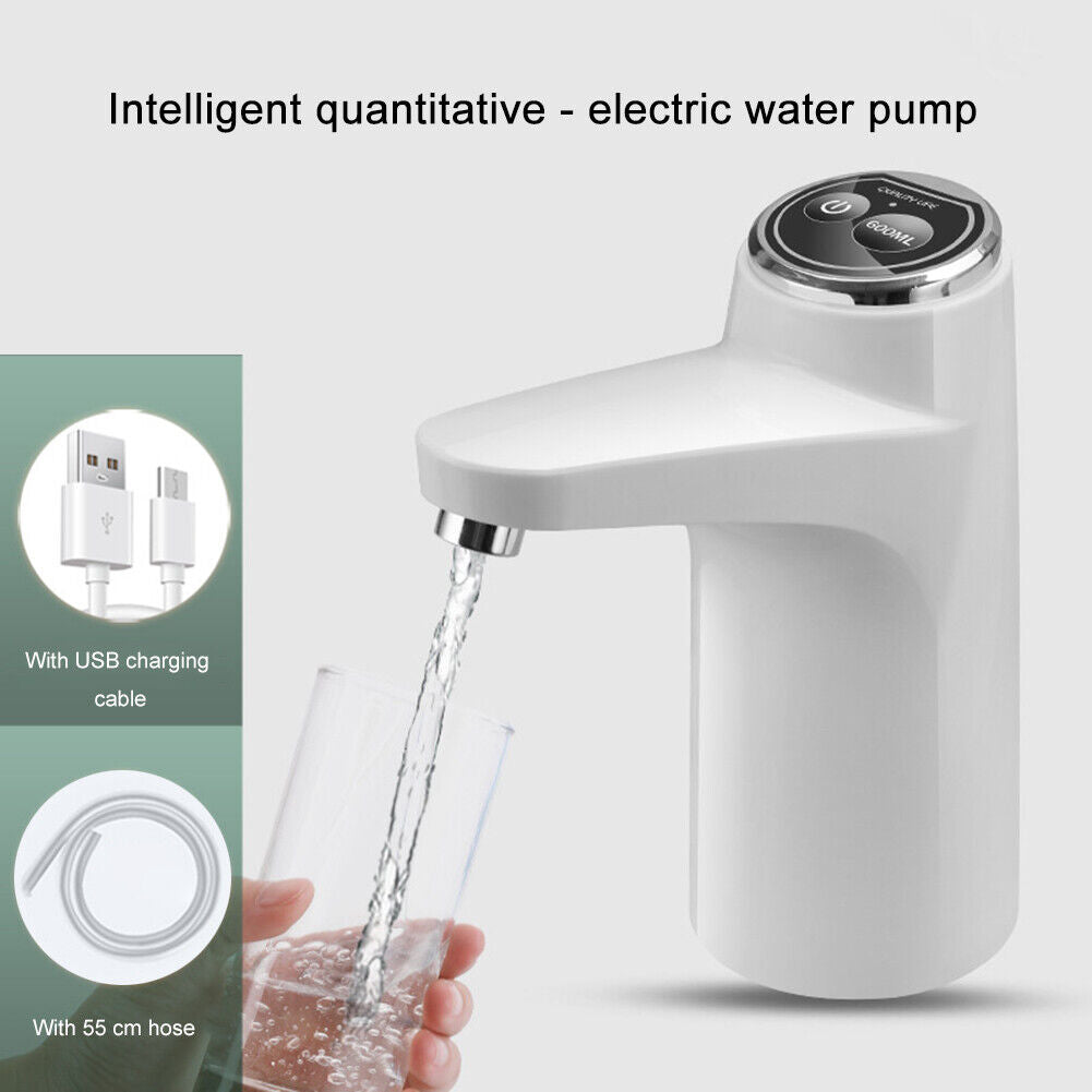 Touch Switch USB Charging Auto Drinking Water Pump Water Dispenser (White)