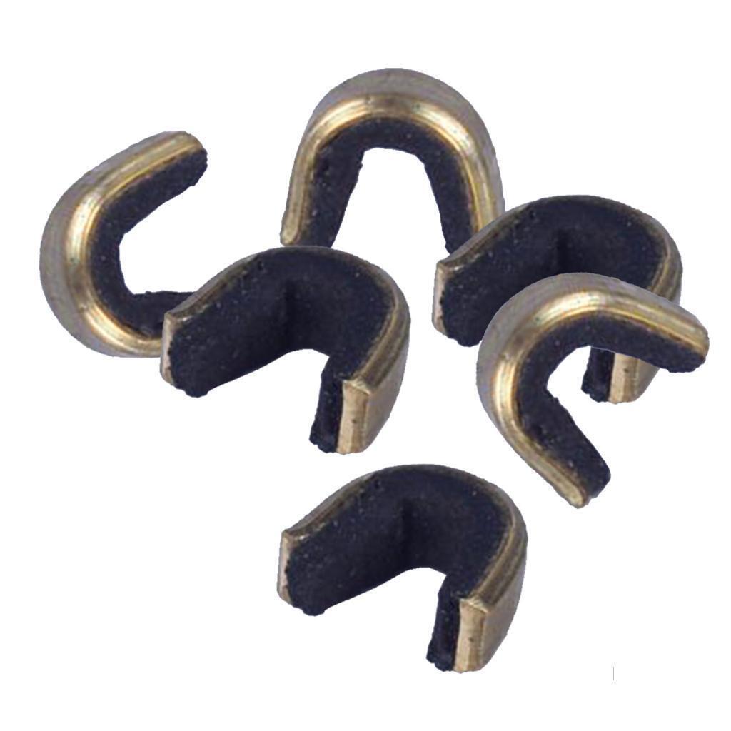 Archery Bow String Nocking Points Set Brass Buckle Clip Knocks,