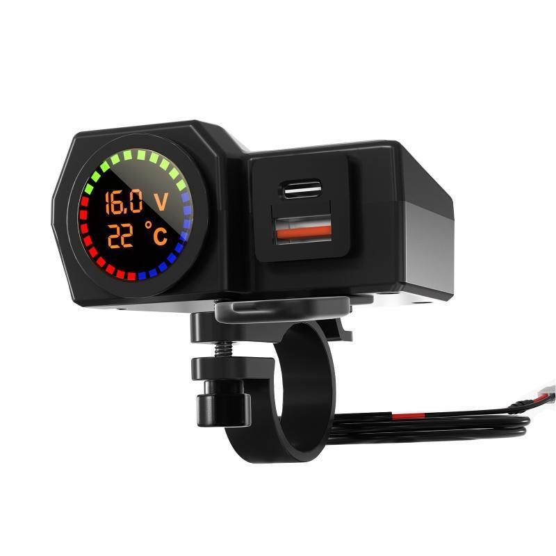 Shockproof Motorcycle Phone Power Adapter Multifunction Charger for Motorcycle