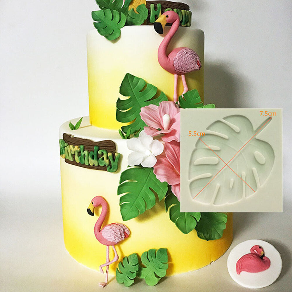 Clay Fondant Sugar Craft Baking Tool Leaf Silicone Mold Cake Mould Cake Decor