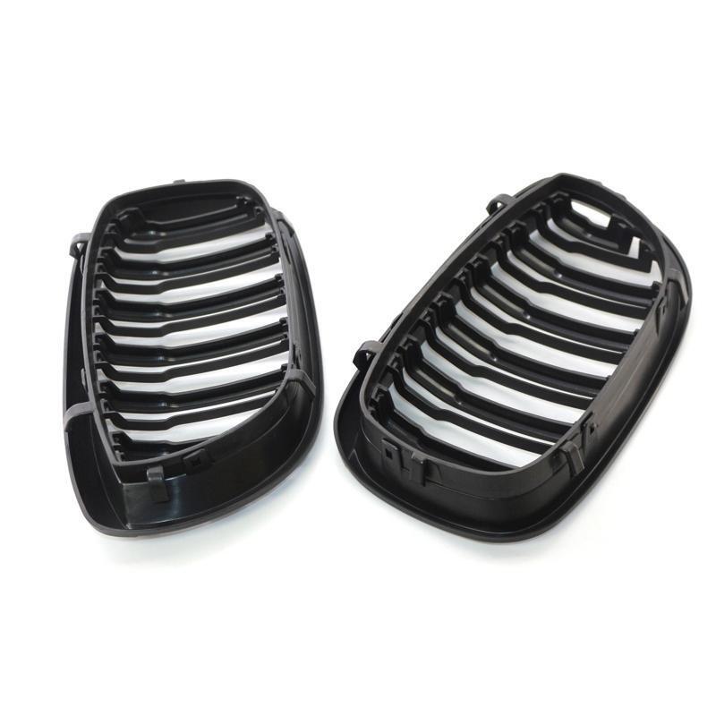 2x For BMW3 Series E46 Coupe 2 Door 03-05 LCI Front Twin Bar Grilles 51137064317