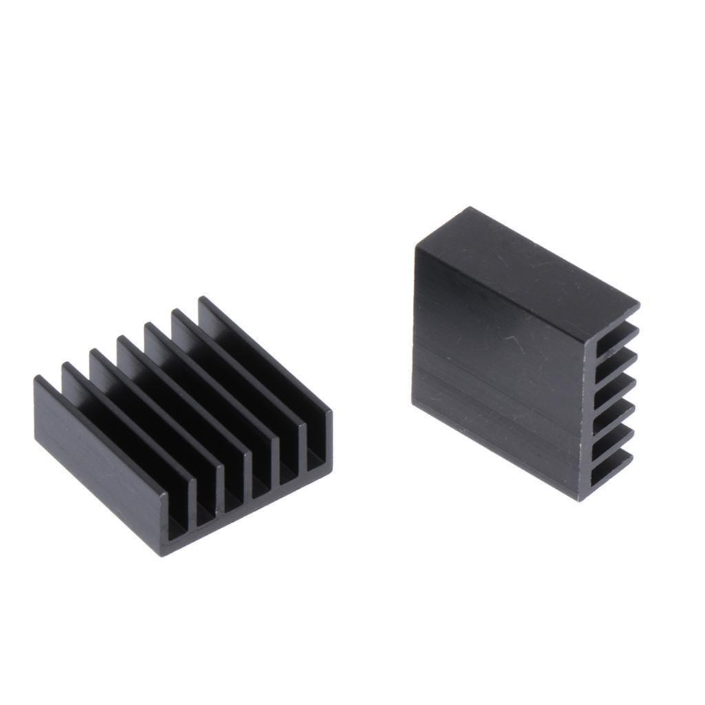 Aluminum CPU Chipset Radiator Heatsink Cooler Pad Replacement 14x14x6mm