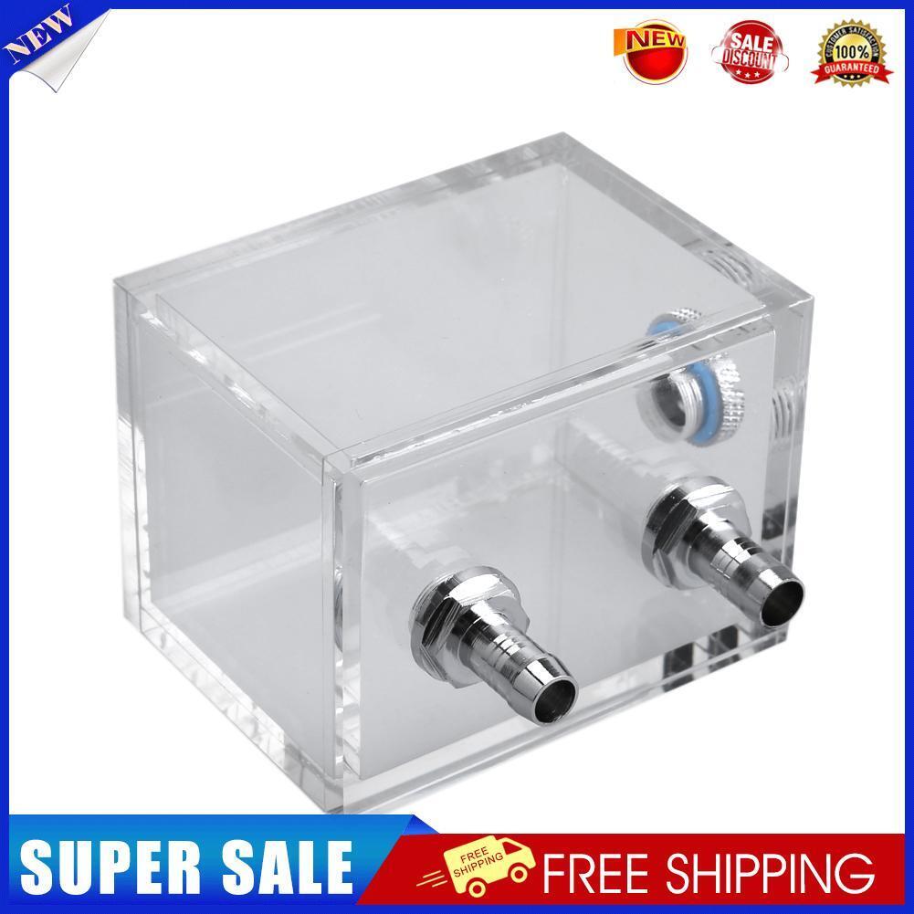 Water Tank for PC Water Cooling System with 2pcs Tube Connecters 1pc Block