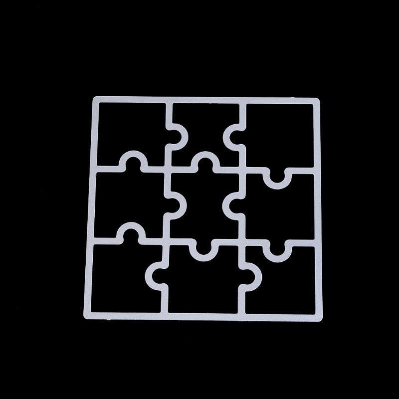 Puzzle DIY Metal Cutting Dies Stencil Template Scrapbook Album Paper Card Craft