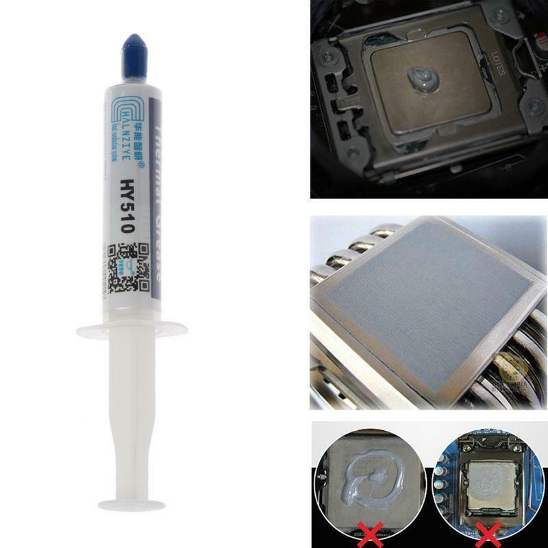 10Pcs Compound Silicon Thermal Grease Paste HY510 5g for CPU HeatSink Processor