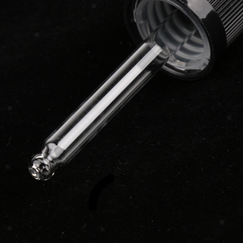 Plastic Glass Liquid Dropper Pipette Caps for 15ml Essential Oils Bottles