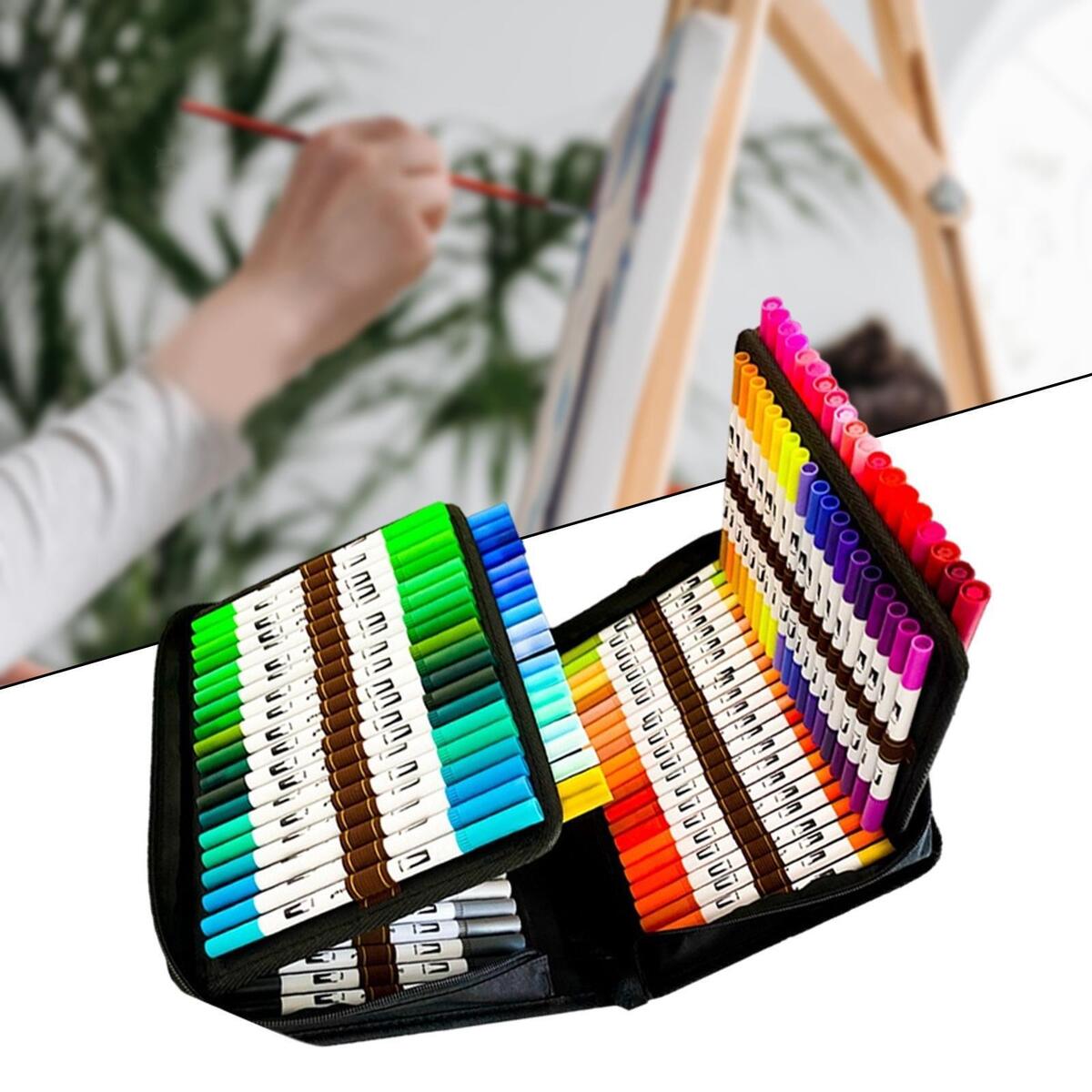 120 Colors Watercolor Pen Set Painting Art Marker Pen Paint Marker Pens