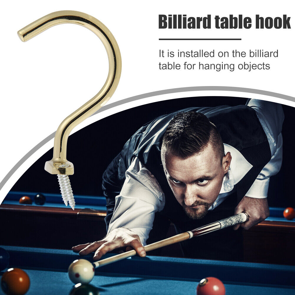 Billiard Hanging Iron Hook for Pool Table Rack Holder Snooker Accessories