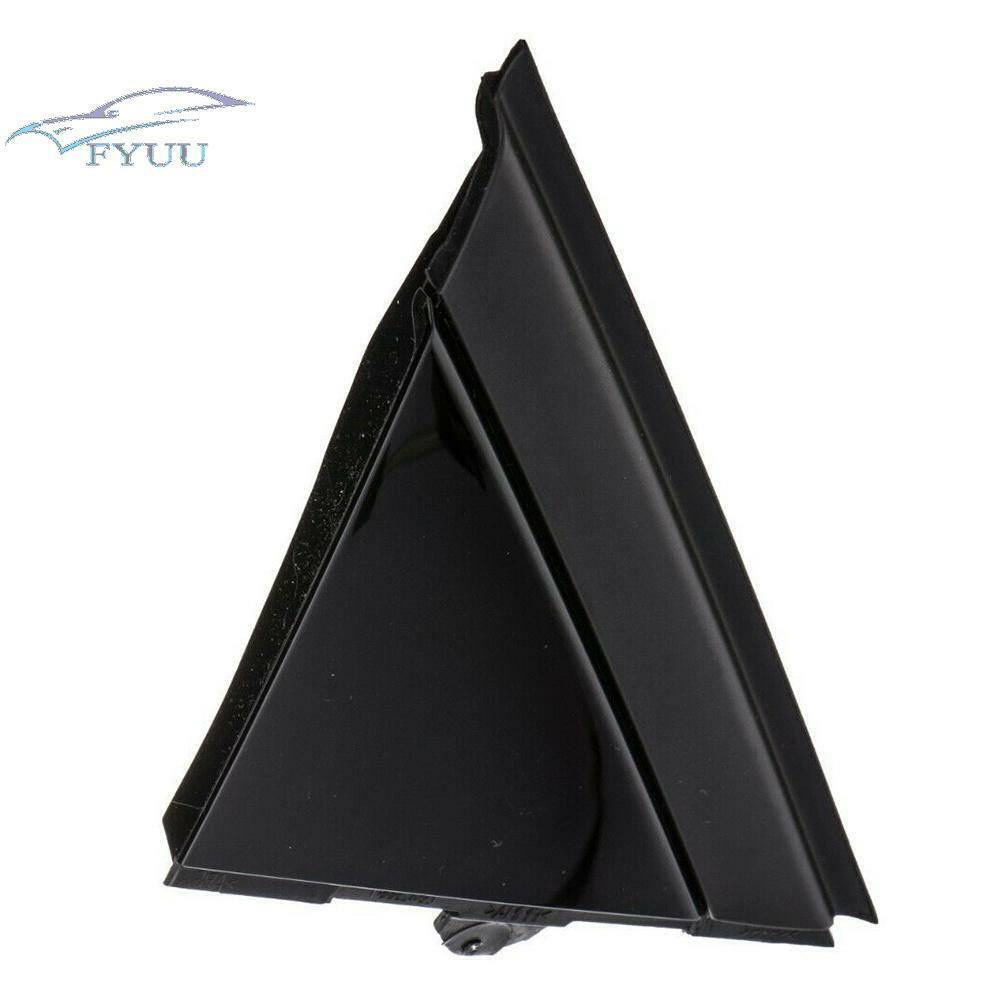 For Fiat 500 2012-2017 Right Door Mirror Flag Triangle Cover Molding Gloss Black