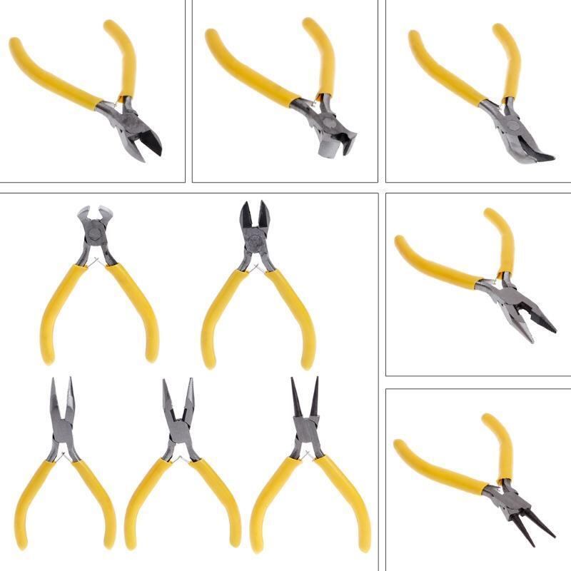 5Pc/Set Mini Jewelry Pliers Precision Jewelry Carbon Steel Handmade Repair Tool
