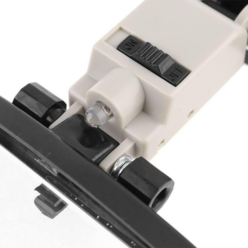 Large Lens Head Wearing Magnifying Glass w/ LED Magnifier 2X 3.5X 4.5X 5.5X