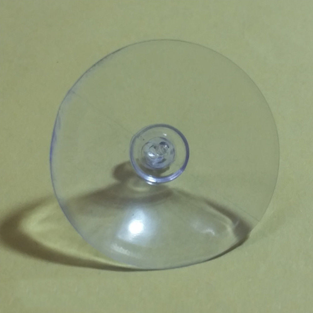 50 x 30mm Suction Cups/Pads Window Glass Suckers Clear Plastic Wide Range