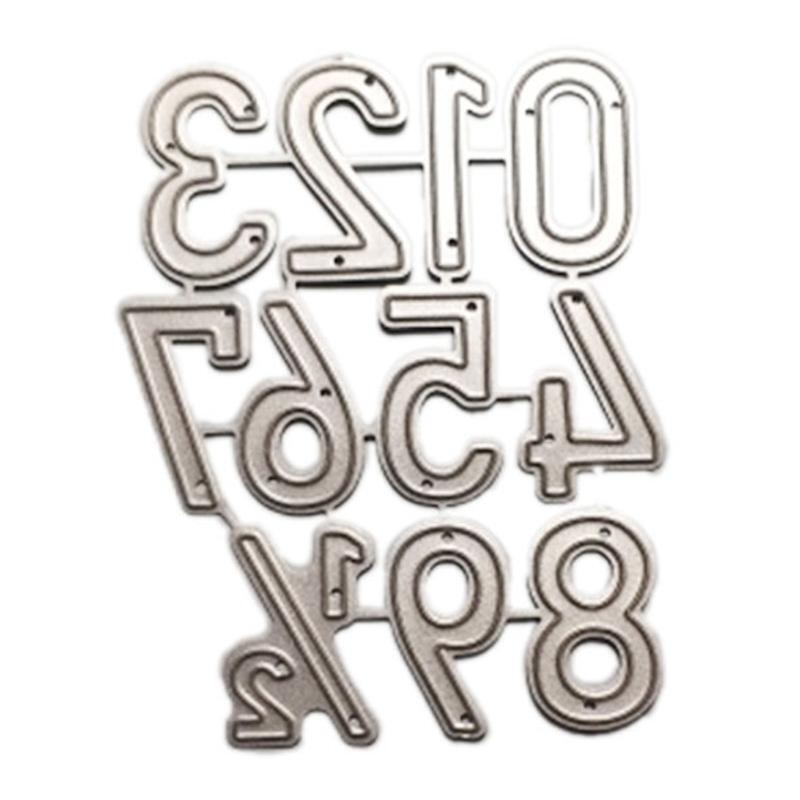 Number Metal Cutting Die Stencil DIY Scrapbooking Album Paper Card Template Mold