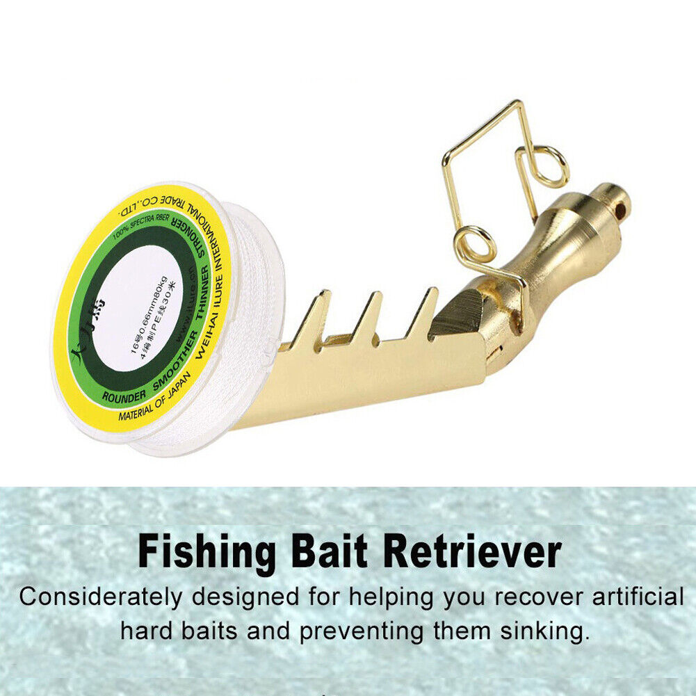 Stainless Steel Retriever Bait Rescue Lure Seeker Saver Fishing Tackle Tool