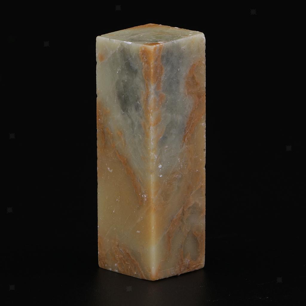 DIY Handmade Chinese Stone Chop Stamp Material Seals Stone Ornaments Decor