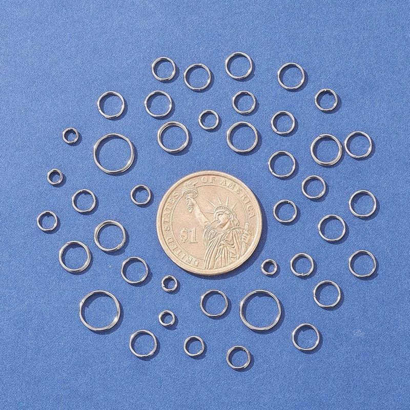 Bifurcated Ring with Bifurcated Ring Pliers Double Closed Jump Ring Split Ring