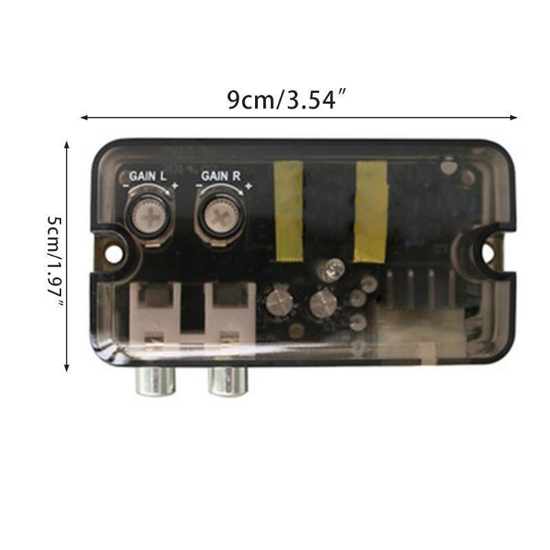 Converts Car Stereo Speaker Outputs to Rca Outputs Radio Converters High to Low
