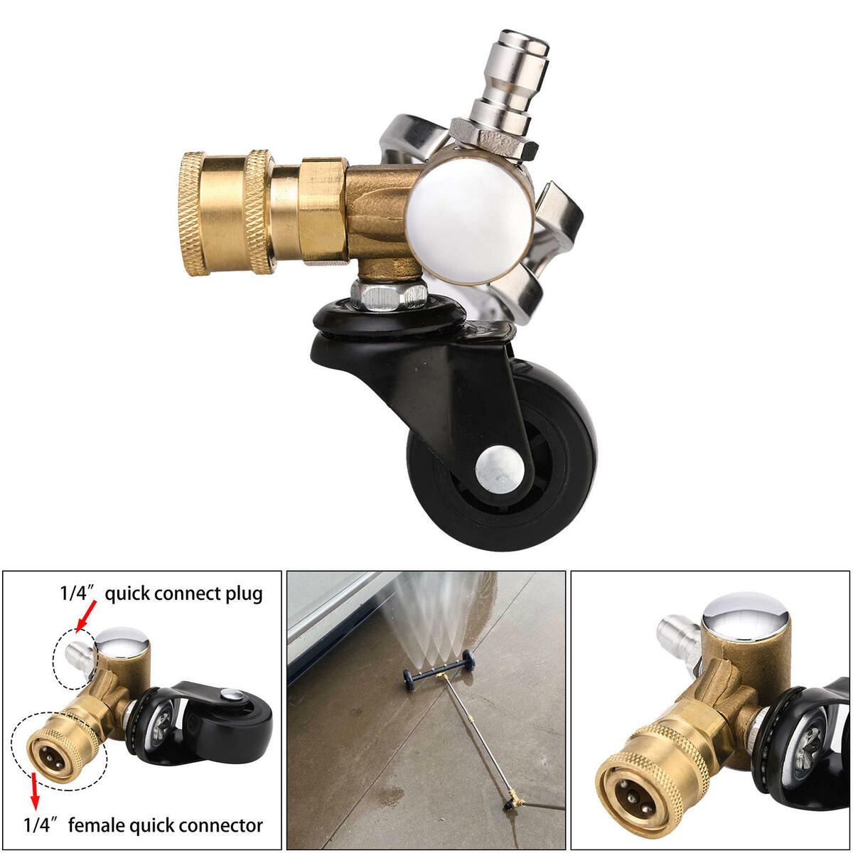 4000PSI Undercarriage Cleaner  /4  Connector 12x8x5cm