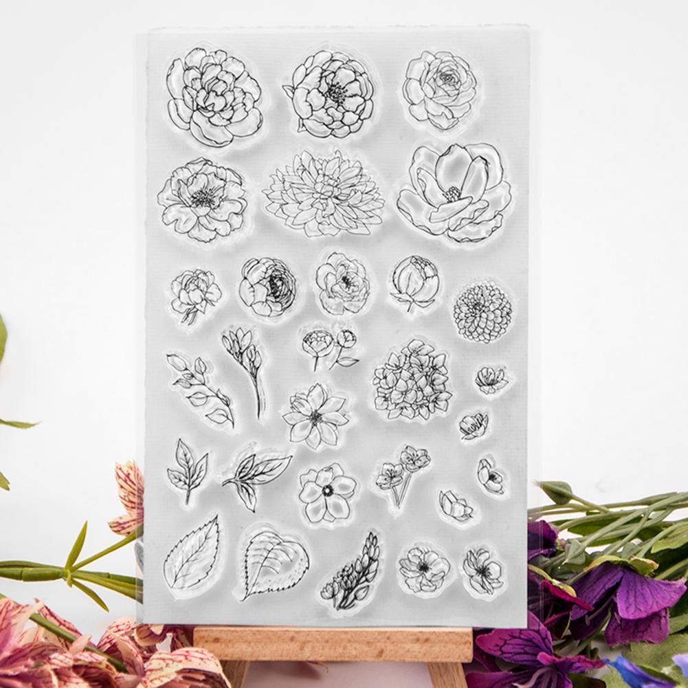 Silicone Transparent Seals Clear Stamps for DIY Scrapbooking Photo Album