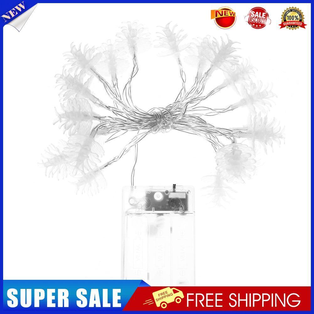 2.2m/7.2ft 20 LED Pine Cone Light String For Festival Decor(Warm White)