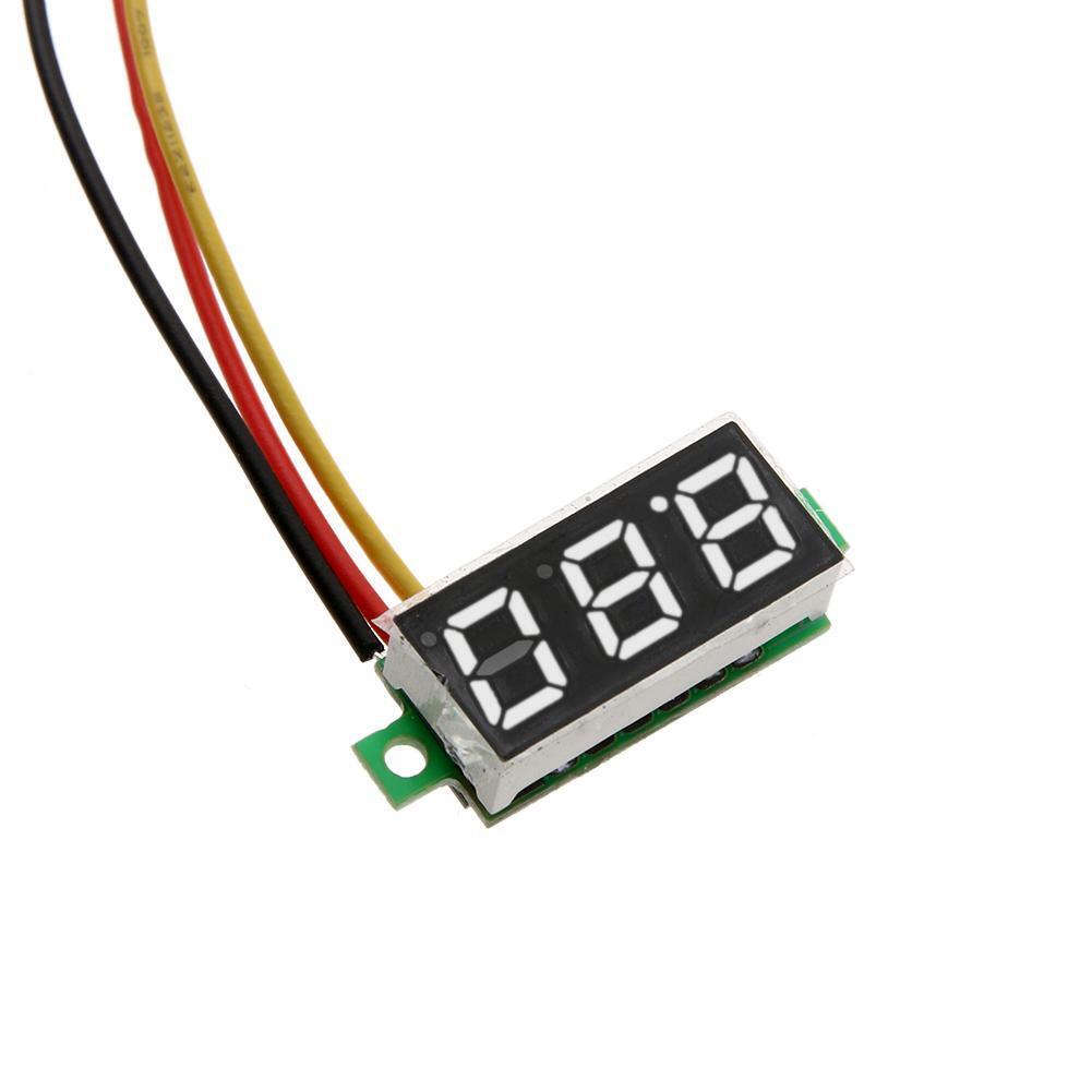 0.28in Mini DC 0- 100V 3-Wire Voltmeter LED Display Digital Panel Meter (5)