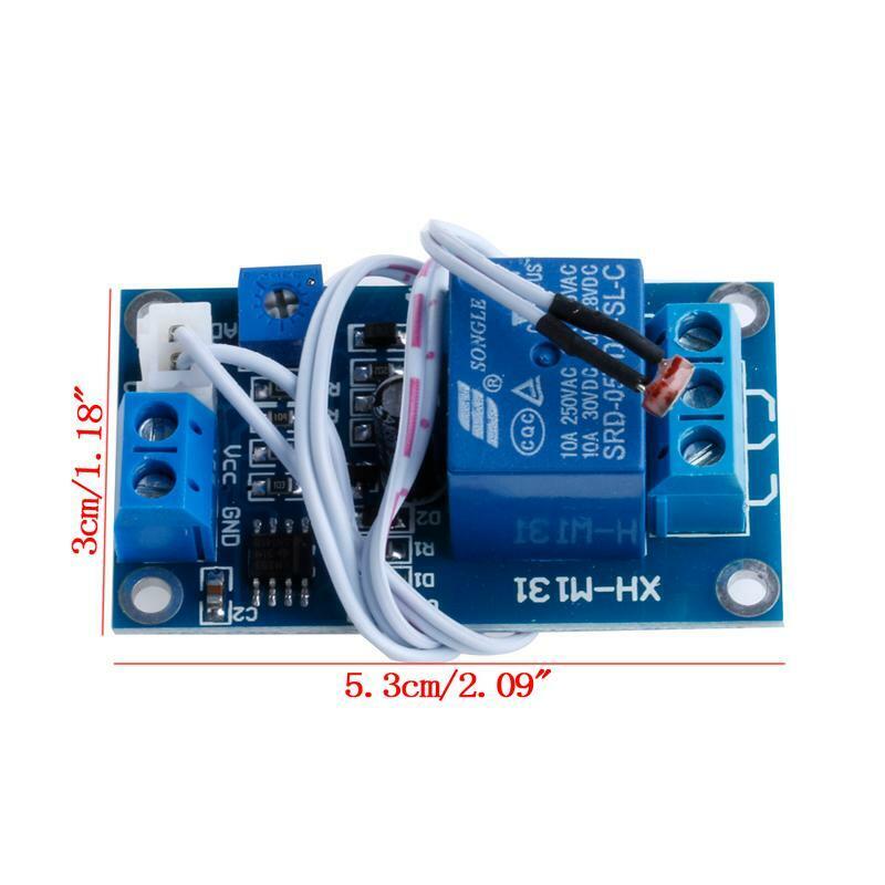 DC 5V XH-M131 Light Control Switch Relay Photoresistor Module Detection Sensor